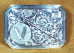 Solid sterling silver buckle