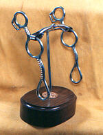 Shanked gag bit