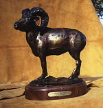 Rocky Mountain High - bronze by sculptor Susan Lynes