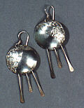 Solid sterling silver earrings