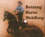 Reining Horse WebRing