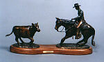The Cutting Edge - bronze by sculptor Susan Lynes