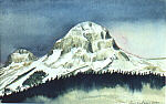 Crowsnest Mountain - by artist Susan Lynes